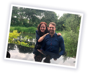 Portret van Sanne en Dennis
